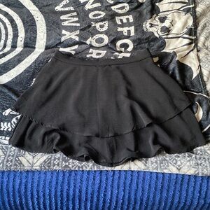 Black summer skirt